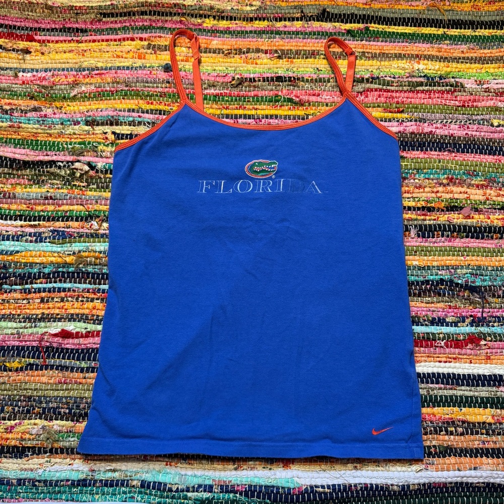 Nike Blue and Orange Tank Top - Picture 4 of 5